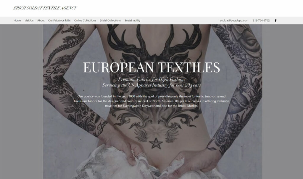 european textiles - digital business landscape