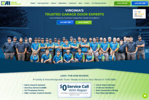 Seo optimized a-1 door company website